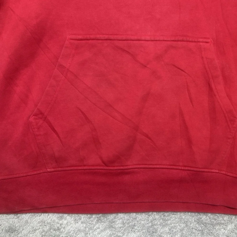 Nike Jordan Essentials Fleece Pullover Hoodie Mens L Red Sweatshirt SPOTS DA9818